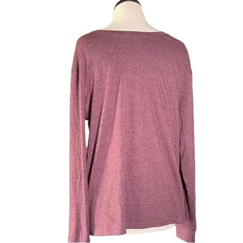 Lee Men's Long Sleeve Top in Heathered Purple
